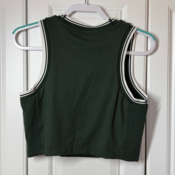 Varsity Scoop-Neck Cropped Tennis Tank Top (12) - Picture 2 of 3